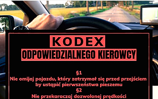 Czym jest „Kodex Odpowiedzialnego Kierowcy”? Autorski projekt olsztyńskiej policji